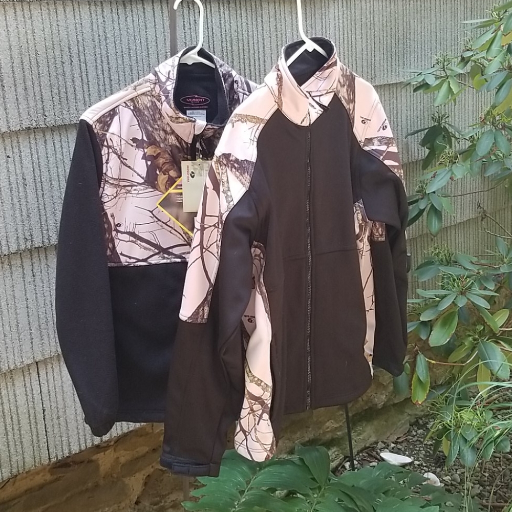 Two Pink Camo Jackets